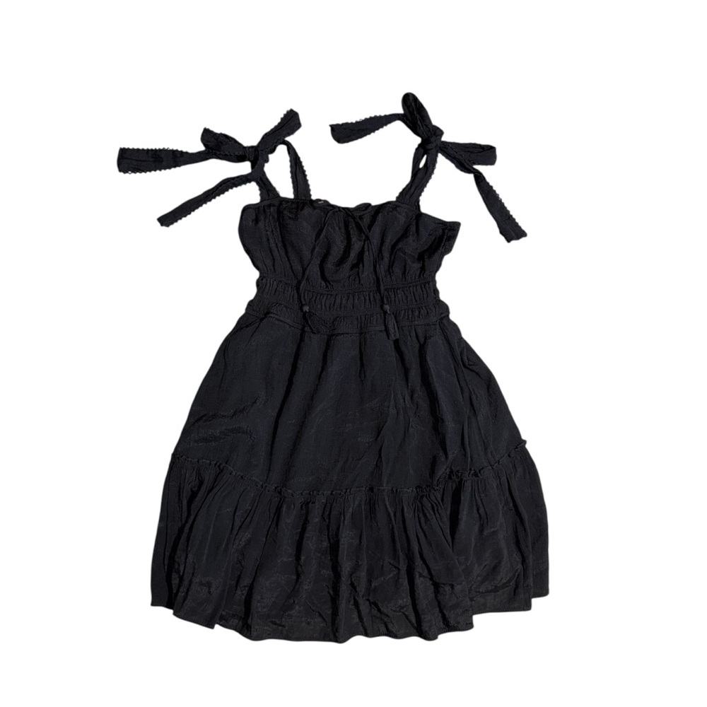 Altar’d State Black Whimsy Goth Boho Summer Ruffles Coquette Josette Dress Large